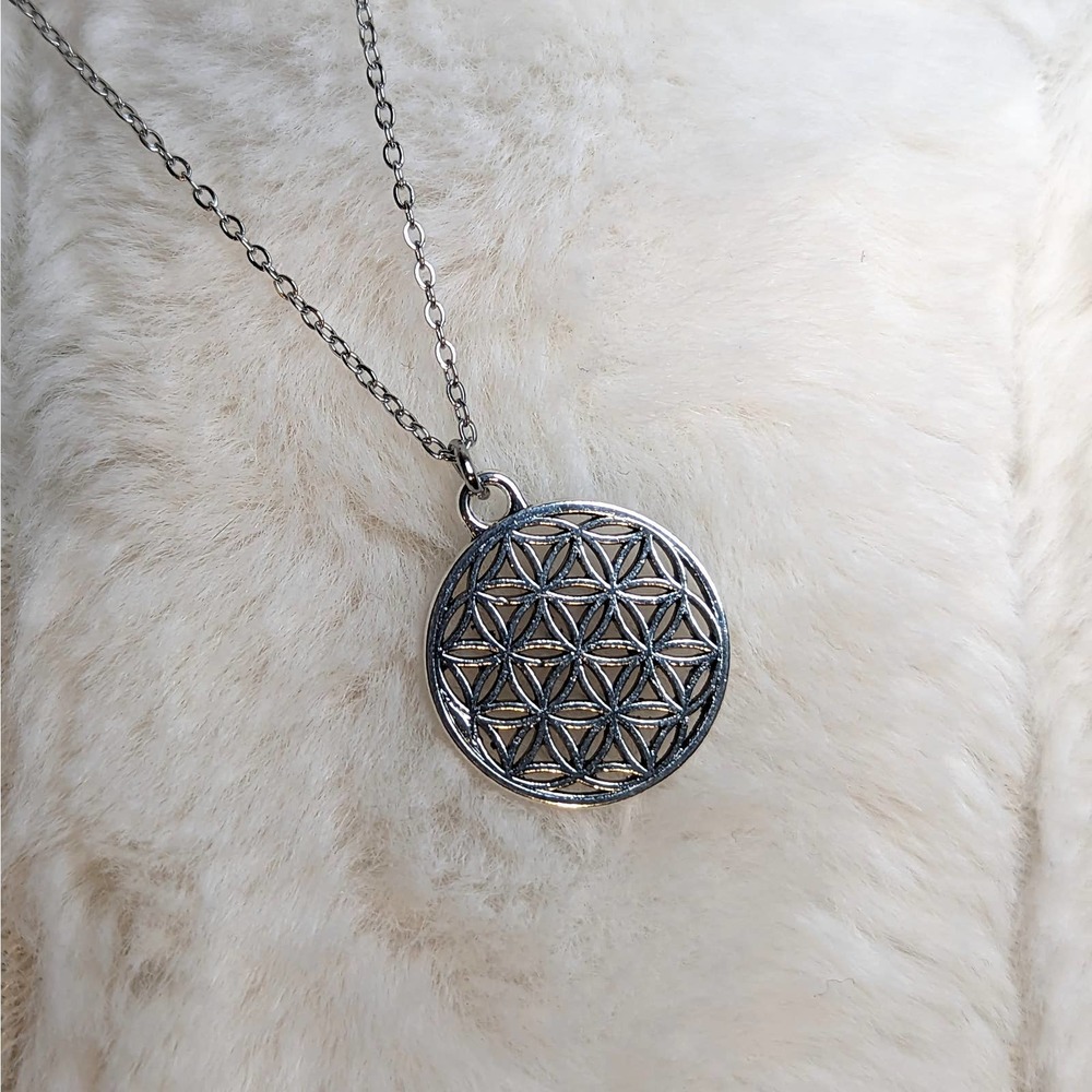 Flower of Life Charm Necklace